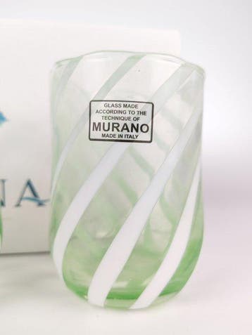 LAGUNA - Drinkservies (6) - Muranoglas - 6 GOTI RIGADIN