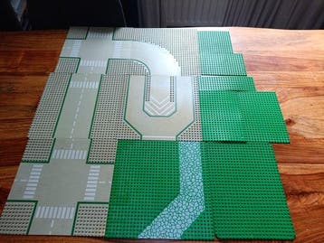 Lego Grondplaten - City - 12 base plate in de mix, Kinderen en Baby's, Nieuw