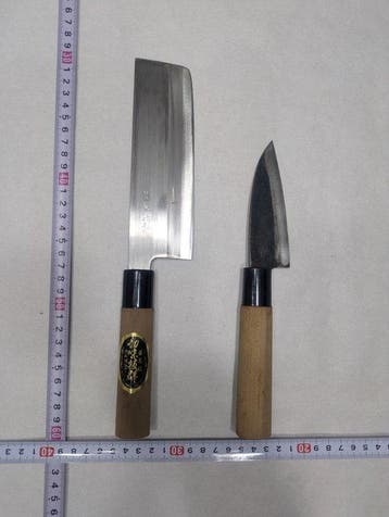 Keukenmes - Staal, Hout - Japan - Traditioneel Japans, Antiek en Kunst
