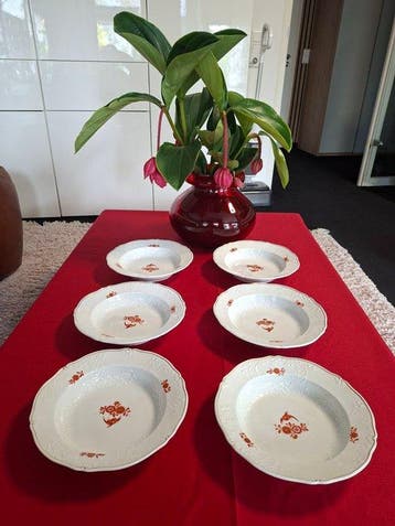 Meissen - Assiette (6) - Porcelaine