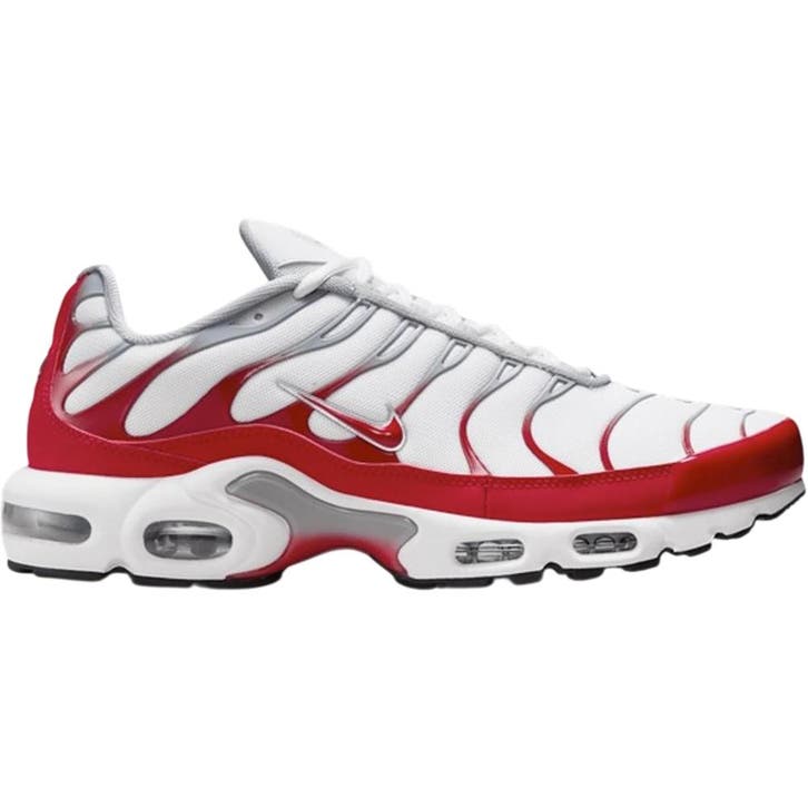 Nike Air Max Plus White University Red Wolf Grey, Kleding | Heren, Schoenen, Nieuw, Verzenden