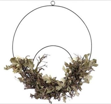 Metalen ring Hula Hoop Dobro Frosted 40 cm per stuk