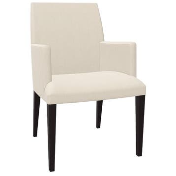 Andreu World Anna Fauteuil, Leer, Beukenhout, Wit -, Verzenden