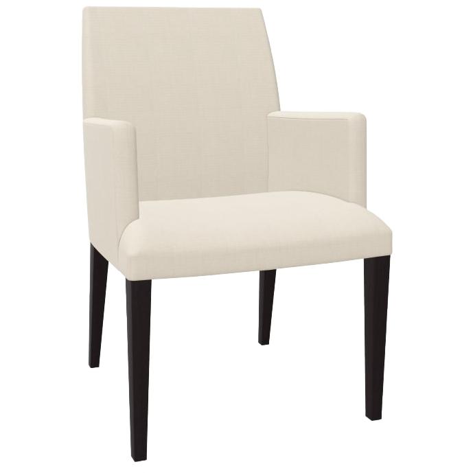 Andreu World Anna Fauteuil, Leer, Beukenhout, Wit -, Maison & Meubles, Chaises, Envoi