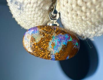 Opaal Cabochon - Hoogte: 16 mm - Breedte: 12.5 mm- 0.81 g -, Verzamelen
