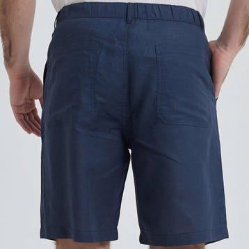 2dekans | William de Faye Linnen Chino Shorts – Navy Blauw, Ophalen of Verzenden, Nieuw