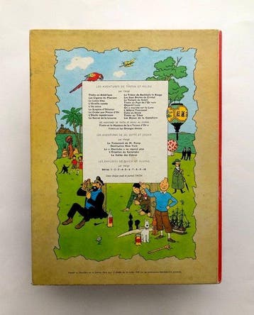 Tintin T7 - Lîle noire (B36) - C - Nouvelle version