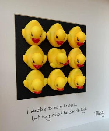 T P Hardisty - I wanted to be a lawyer, but they raised the