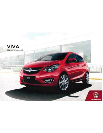 2018 VAUXHALL VIVA INSTRUCTIEBOEKJE ENGELS
