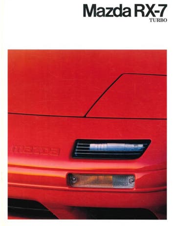 1991 MAZDA RX-7 BROCHURE DUITS