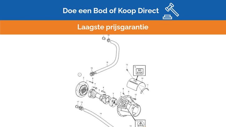 Bieden: Volvo Penta aandrijfas/propellershaft, Sports nautiques & Bateaux, Accessoires navigation, Enlèvement ou Envoi