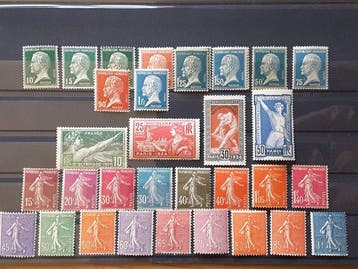 Frankrijk 1923/1932 - Volledige Pasteur-serie, Olympische, Gestempeld