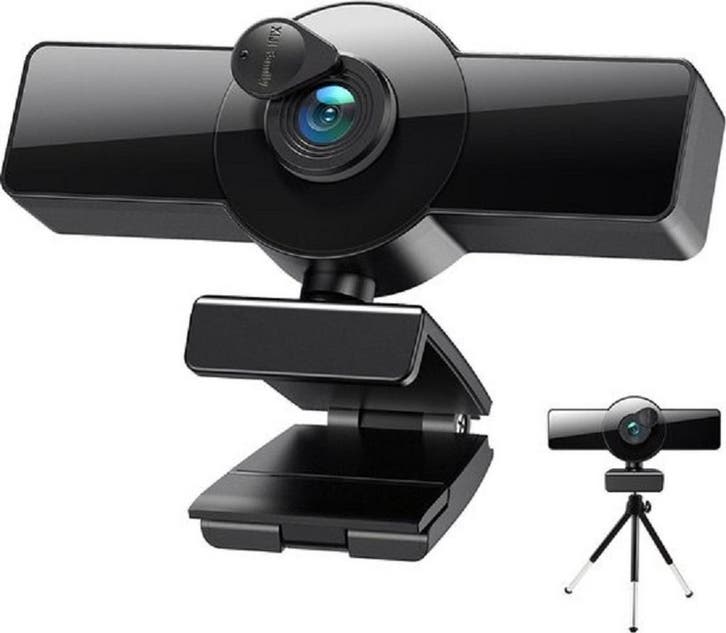 DrPhone CW8 - 2K Webcam – 1440P – Webcamera met, Computers en Software, Webcams, Nieuw, Verzenden