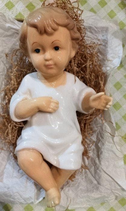 Le Stelle - Figuur - Bambino Gesù - 23 cm - Porselein, Antiek en Kunst, Antiek | Boeken en Manuscripten