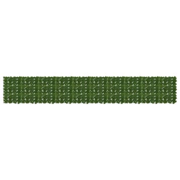 vidaXL Balkonscherm met bladeren Groen 500 x 75 cm, Verzenden
