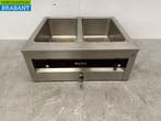 Bain Marie Max Pro en acier inoxydable 2 x 1/1 GN 74,5 cm, Verzenden, Nieuw in verpakking