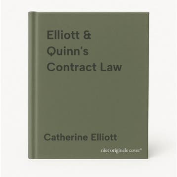 Elliott & Quinns Contract Law 9781292251400, Verzenden, Zo goed als nieuw, Catherine Elliott