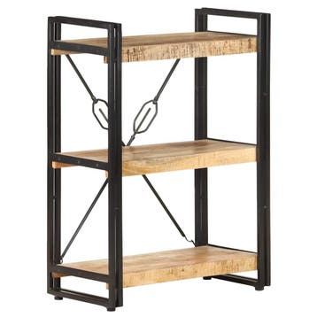vidaXL Boekenkast met 3 schappen 60x30x80 cm massief, Verzenden, Nieuw