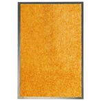 vidaXL Deurmat wasbaar 40x60 cm oranje, Tuin en Terras, Verzenden, Nieuw