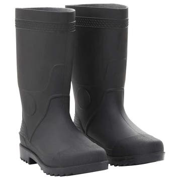vidaXL Regenlaarzen maat 39 PVC zwart, Verzenden