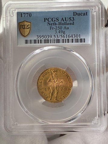 Nederland, Holland Dukaat goud 1770 / Nagenoeg