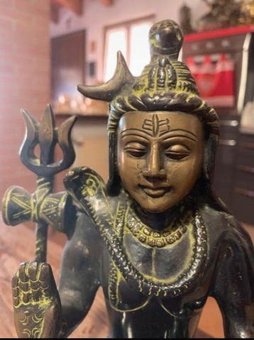 Statue de Shiva - Laiton - XXe siècle
