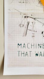 Panamarenko - MACHINES THAT WALK - Années 1980, Antiek en Kunst