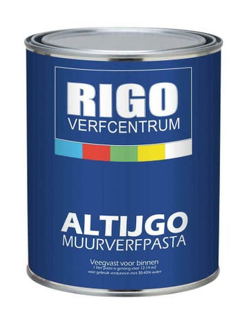 Altijgo Witpasta veegvaste muurverf Altijgo-WP, Doe-het-zelf en Bouw, Verzenden, Nieuw