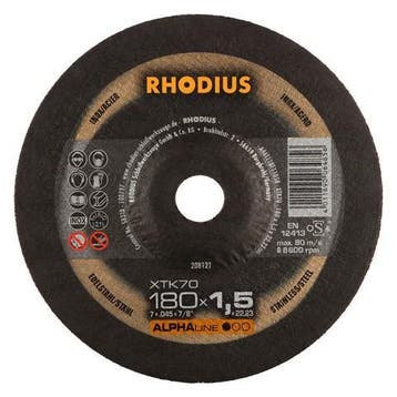 Rhodius XT70 & XTK70 doorslijpschijf, Ophalen of Verzenden, Nieuw