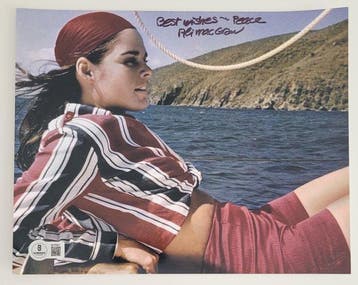 The Getaway - Ali Macgraw - Autograph, Photo with COA of JSA, Nieuw