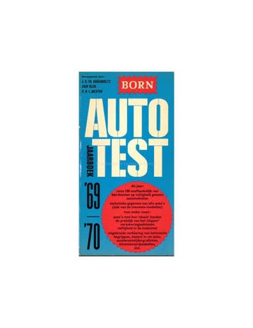 1969 / 1970 AUTOTEST JAARBOEK NEDERLANDS, Ophalen of Verzenden, Nieuw