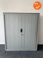 Roldeurkast Aspa  - Zilvergrijs - 137x120x47cm - Zilvergrijs, Werkplek, Ophalen of Verzenden, Gebruikt, Kast