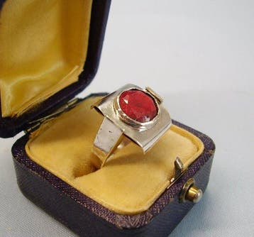 Sans prix de réserve - Bague Argent - 4.35ct. tw. Rubis -, Bijoux, Sacs & Beauté, Bagues