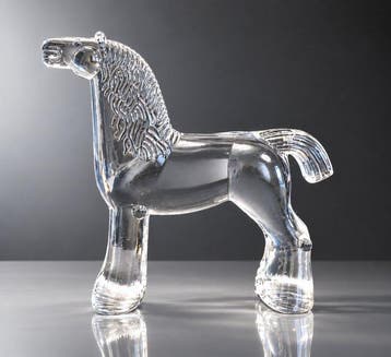 Kosta Boda - Beeldje - Big Horse - Glas, kunstglas