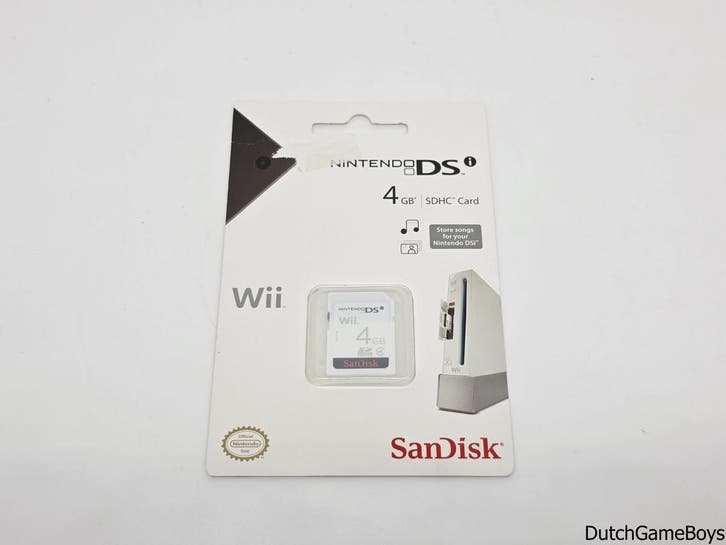 Nintendo Wii - Sandisk 4GB Memory Card - NEW, Consoles de jeu & Jeux vidéo, Consoles de jeu | Nintendo Wii, Envoi