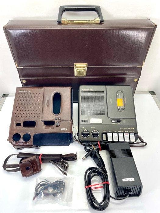 Aiwa - Mimorec 12 (TP-12) Cassetterecorder-speler, TV, Hi-fi & Vidéo, Radios