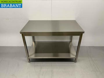 Table de travail en acier inoxydable Basic-line 120 x 70 x, Verzenden