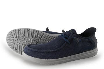 Skechers Instappers in maat 43 Blauw, Verzenden, Overige typen