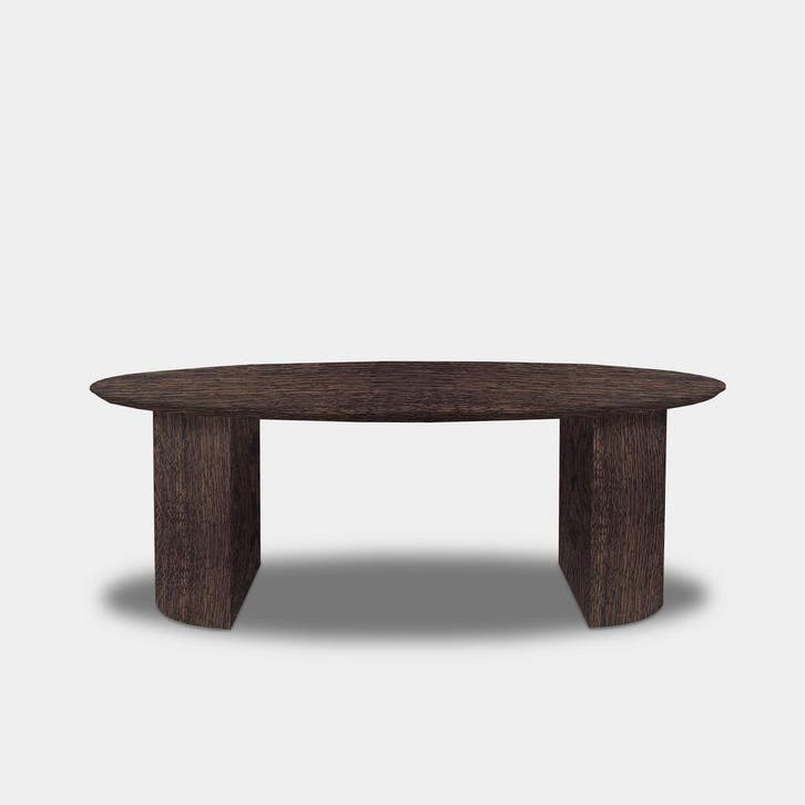 Tafel Ovaal Eikenhout  Half Rond  280x115, Huis en Inrichting, Tafels | Eettafels