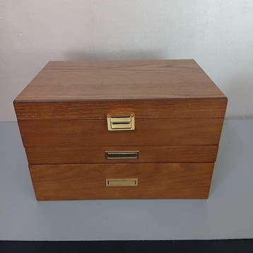Boîte à bijoux - Coffret à bijoux - Bois - Jewelry Box