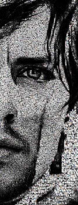 Crypto Alain Delon IV- Format XL 60x60 - Alain delon