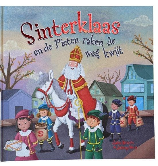 Sinterklaas voorleesboek Sinterklaas en de Pieten raken de, Boeken, Overige Boeken, Zo goed als nieuw, Verzenden