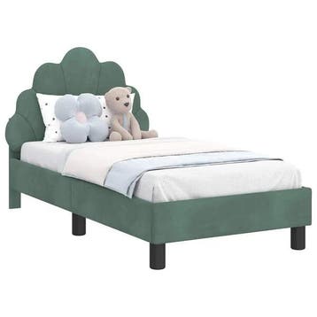 Lit enfant 70x140 velours vert : Seconde chance a -34%, Enfants & Bébés, Verzenden