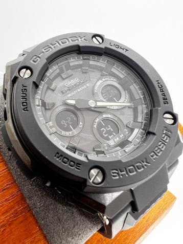 Casio - G-SHOCK G-STEEL Tough Solar Multi Band 6 All Black -, Nieuw