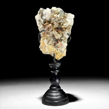 Sans réserve - Belle paire de pyrite et quartz cristal-