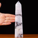Multicolor Moss Agate Obelisk - Hoogte: 205 mm - Breedte: 45
