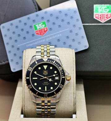 TAG Heuer - 1000 Professional Black Two Tone Dial