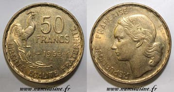 France Frankreich Km 918 1 50 Francs 1953 B Typ Guiraud, Verzenden, België