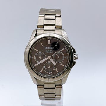 Seiko - Solar Titanium - Zonder minimumprijs - V14J-0AE0 -