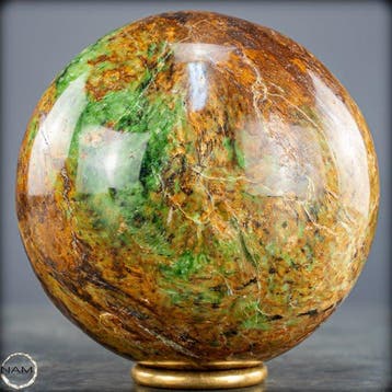 Natuurlijke chrysoprase-kraal – levendige groene tinten in
